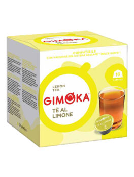 Capsule Gimoka compatibili Dolce Gusto tè al limone