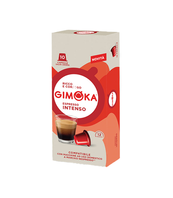 Capsule Gimoka compatibili Nespresso intenso
